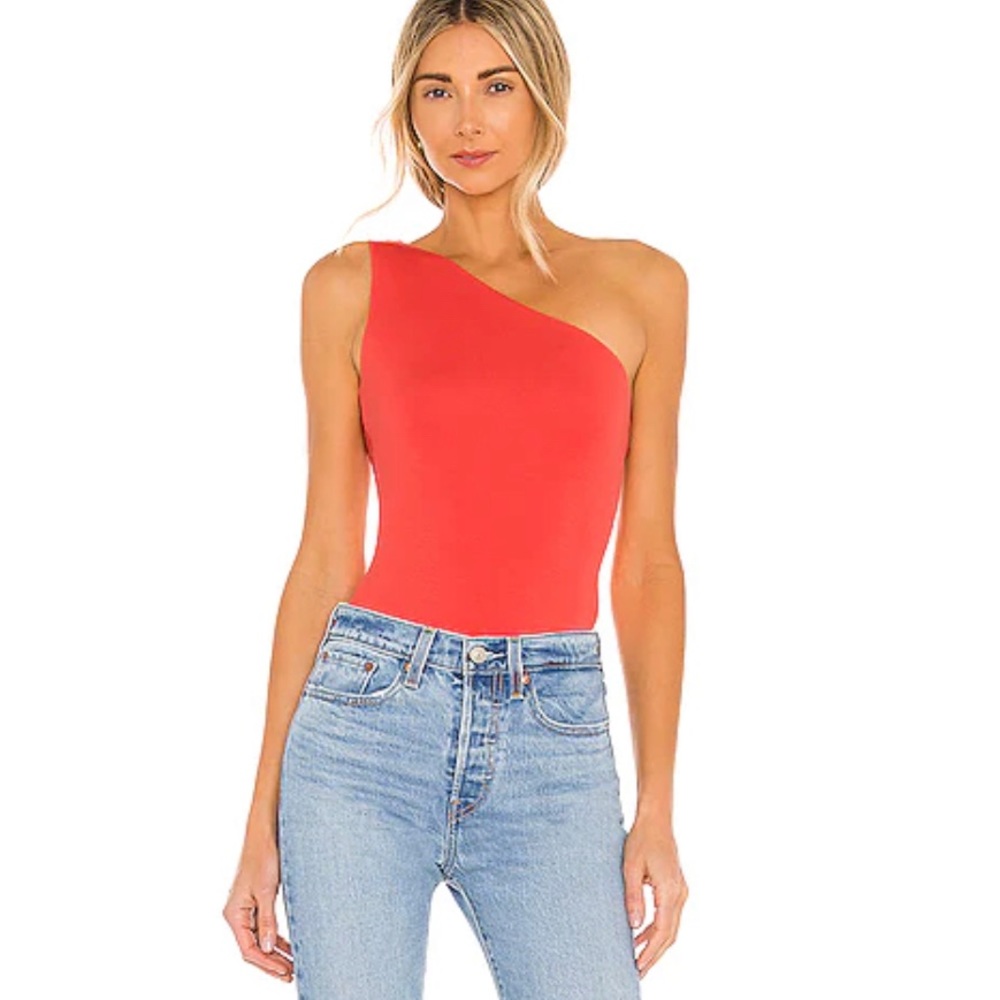 Lovers and Friends Mariah Bodysuit in Red M